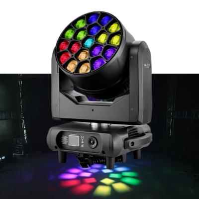 China 19*40W Bee Eye Mini 4in1 RGBW Led Zoom Moving Head Light Gran ojo de abeja en venta