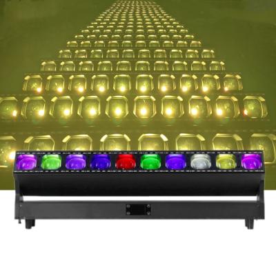 China Super Brightness 10*60W Dotline RGBW LED Pixel Beam Zoom Wash Bar Moving Head Light en venta