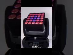 25pcs 5*5 Matrix Rgbw 4in1 Led Moving Stage Wash Light 5*5 Quad color with Wash Party Lighting