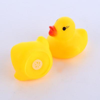 China Bath Toy Hot Sale High Quality Plastic Floating Yellow Rubber Duck Bath Toy for sale