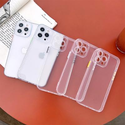 China Wholesale shockproof minimalist wavy border tpu mobile phone case transparent transparent cover for iphone 13 phone case for sale