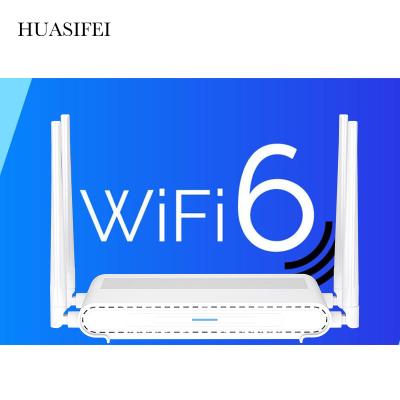 China Gigabit 2.4G 5GHz 5 Core Home Wifi 6 Router AX1800Mbps Dual Band High Gain Router OFDMA Router for sale