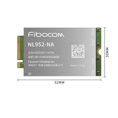 China New Original Fibocom NL952-NA-00 5G LTE Cat20 Internal IoT/eMBB-Optimized 5G Sub-6 Gigahertz M.2 Module for sale