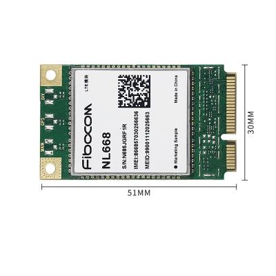 China Fibocom NL668-AM LTE Cat4 mini internal pcie module supports LTE-FDD/WCDMA 2 modes for sale