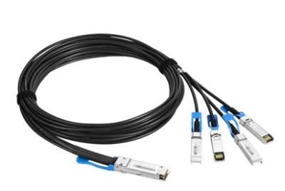 中国 100G QSFP28/4SFP28 Dac Sfpの光ケーブル、ポリ塩化ビニール ジャケット5m Twinaxケーブル 販売のため