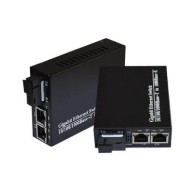 China Dual Transition Networks Media Converter , 2 RJ45 Ports Managed Fiber Media Converter for sale