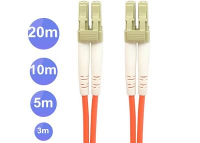 China Dual LC To LC Multimode Duplex Fiber Optic Patch Cable For CATV And Network for sale