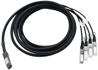 中国 40G QSFP+への4SFP+ DACはインフィニバンド SDR/DDRのための付加ケーブルを指示します 販売のため