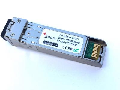 China 10GBASE SFP+ modules for 10 Gigabit Ethernet operate on a single strand of standard SMF , WDM SFP+ for sale