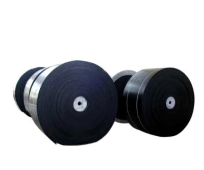 China Polyester Nylon NN Rubber Conveyor Belts 7 Layers Black 8.0mm for sale