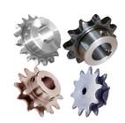 China Silver Alloy Steel Front Chain Driven Sprockets Heat Treatment High Strength zu verkaufen