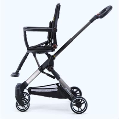 China Eco-friendly Material Walker Stroller Lightweight Folding High Landscape Baby Stroller Two Way Stroller for sale