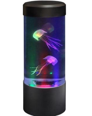 China Custom Modern Fantasy Bulb Decoration Jellyfish Night Light LED Table Lamp Ornaments Color Changing for sale