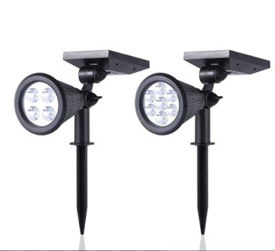 China Portable Modern Universal 7 LED Solar Light Street Spot Stake Outdoor Garden Lighting for sale