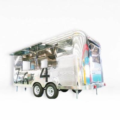 China Heat De-stressing Structure and Electrophoresis Body Esan BZ5040 Antirust Draft Cooking Trailers for Buying Mobile Food Truck Stainless Steel Food Truck Food Vending Trailers for sale