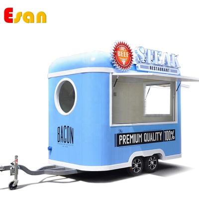 China Easy Operate Esan Unique Factory Price CE Approved Blues Fashionable Food Trailer Mini Food Truck OEM / ODM for sale