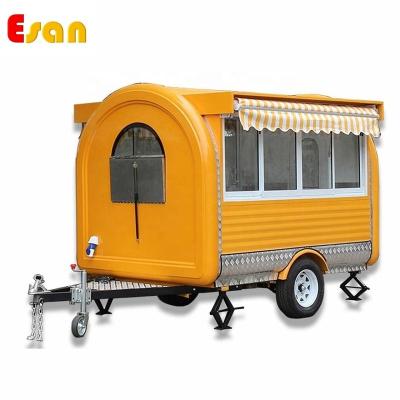 China Easy Operate Esan Mini16-28TW Chinese Maker CE Food Truck With Freezer Fast Food Kiosk Ice Cream Cart for sale