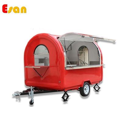 China Easy operate high quality Esan RS1620 chinese manufacturer best price mini food cart trailer for sale used food trucks hot dog food cart for sale