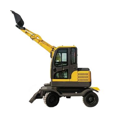 China China Factory Esan 3.6Ton Small Mini Wheel Excavator For Sale for sale