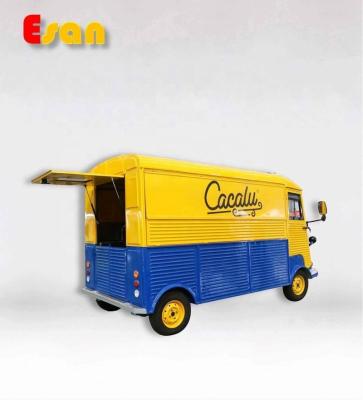 China Easy Operate Approved Esan CT4800 Factory Price Shopping Food Truck Food Truck Mobile Snack Trailer CE CE Mobile Food for sale