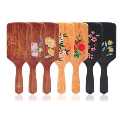 China For Baihe Health And Beauty Home Use Various Colors Personal Imitation Wood Grain Hair Brush Sets Cushion Available for sale