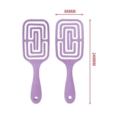 China For Home Use Baihe Hot Selling Health And Beauty Hair Combs For Women Multicolor Plastic Hair Brushes Manufacturers for sale