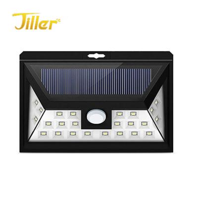 China Outdoor Waterproof Solar Garden 24 LED Garden Light With Motion Sensor for sale