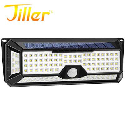 China Garden New Product 136 Side Led Solar Motion Sensor Waterproof High Lumen Outdoor Garden Led Wall Lamp Courtyard for sale