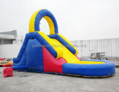 China cheap inflatable 0.55mm 18oz PVC vinyl swimming pool slide, inflatable water slide for kids SL-58 for sale