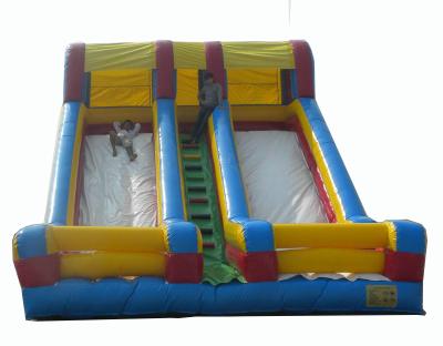 China 0.55mm PVC 18oz vinyl giant inflatable slide, adults inflatable water slide for sale SL-19 for sale