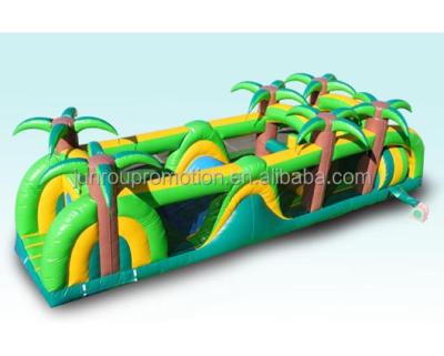 China 0.5mm 18oz PVC Vinyl Low Price Inflatable Obstacle Games For Events OBS-03 for sale