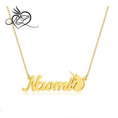 China Cute Custom Personalized Personalized Name Necklaces & Pendants For Women Stainless Steel Men Jewelry Customized Gift for sale