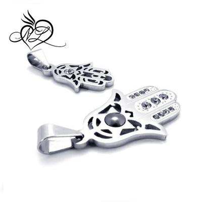 China China Wholesale Cute Fashion Clasp Hands Charms Stainless Steel Pendants for sale