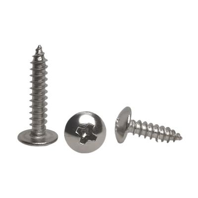 China Non-Standard Non-Standard Custom Self Tapping Screws Stainless Steel Cross Pan Stainless Steel Screw Bolts Semicircle Umbrella Head Umbrella Head for sale