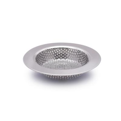 China Newest Modern American Mesh Sink Filter Mesh Kitchen Stainless Steel Kitchen Sink Strainer Hair Basket for sale