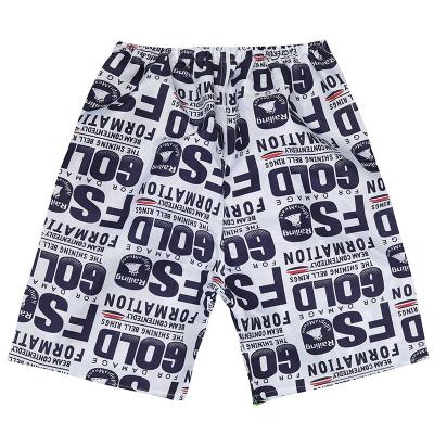 China Plus size shorts pants printed mens beach pants summer casual coastal polyester sport viable pants for men for sale