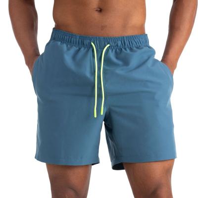 China Wholesale Plus Size Men's Beach Quick Dry Pants Simply Colors Men's Casual Loose Swimming Shorts Fitness Shorts Pants for sale