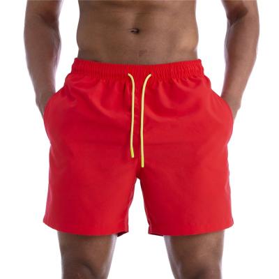 China Shorts Plus Size Fitness Pants Men Casual Shorts Wholesale Quick Dry Mens Beach Plain Color Loose Swimming Shorts Pants for sale