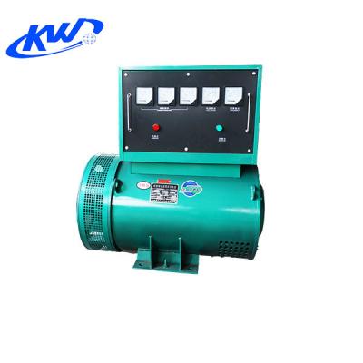 China 12V AC Alternator 50kw 60kva Brush Low RPM Pulley Connection Alternator Generator STC-24 for sale