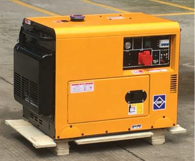 China 186F 5kw Small Silent Diesel Generator Set Machine KDF-6500XE/KE for sale