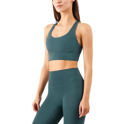 China New Arrival Breathable Women Knit Workout Wear High Impact Sports Wear Fitness Designing Sports Thread Yoga Bra for sale