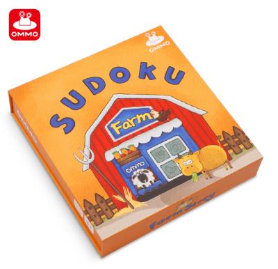 China Factory Direct Sales Early Education Children's Magnetic Puzzle Paper Digital Desktop Game Sudoku Board Game Toys For Children for sale