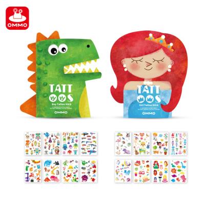 China Educational Toys Montessori Factory Outlet Girls Boys Kids Body Stickers Party Accessory Lots Kids Waterproof Temporary Tattoo Stickers for sale