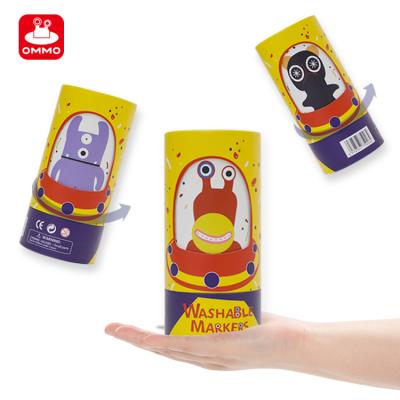 China Ink Customized High Quality Colorful Erasable Art Painting Marker Non-Toxic Washable Toy Pen For Kids for sale