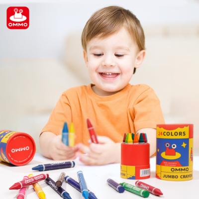 China House. Desk. Non Toxic Colored Jumbo School Watercolor Pencil For Kids Painting Stick Pencil 24 Colors Wholesale for sale