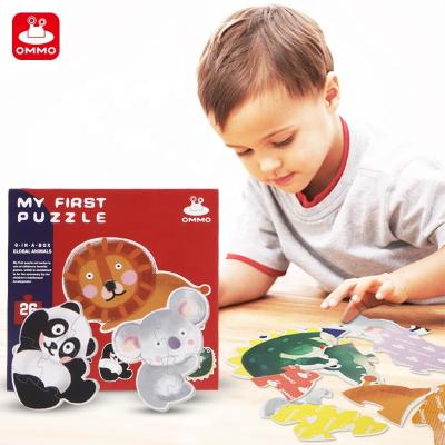 China Wholesale Large Jigsaw Puzzle Floor Piece Kids Toddlers Children Wooden Jigsaw Puzzle Early Education Learning Toy for sale