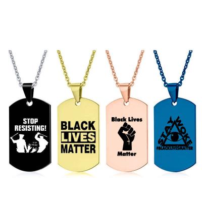 China FASHIONABLE Custom Inspired Stainless Steel Jewelry Custom Necklace Military Pendant for sale