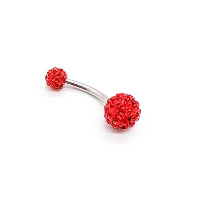 China Portable Stainless Steel Belly Jewelry Navel Ring Fashion Mixed Colors Belly Piercing Navel Ring for sale