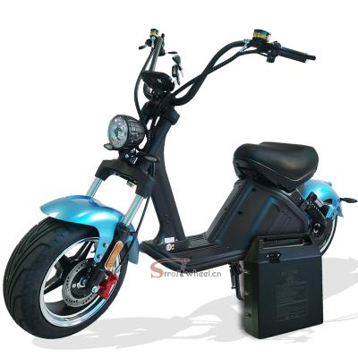 China Hot Sale New Arrival EEC/COC Citycoco 2000W Electric Motorcycle 60V 20AH 30AH Tire Chopper From China Factory Wholesale Unisex Electric Scooter for sale