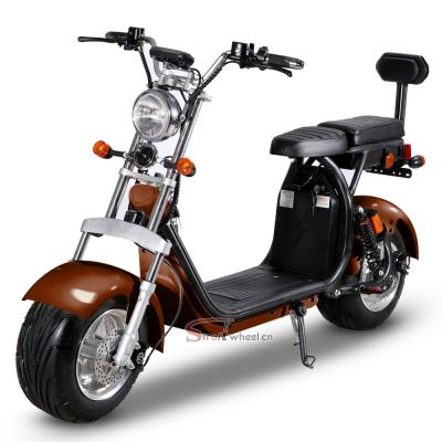 China Hot Sale New Arrival EEC/COC Citycoco 2000W Electric Motorcycle 60V 20AH 30AH Tire Chopper From China Factory Wholesale Unisex Electric Scooter for sale